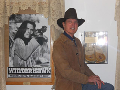 Michael Dante's moccasins worn in Winterhawk
